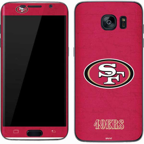 NFL San Francisco 49ers Distressed Galaxy S7 Skin