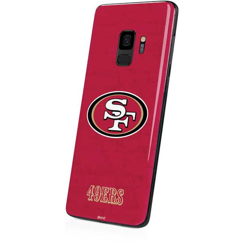 NFL San Francisco 49ers Distressed Galaxy S9 Skin