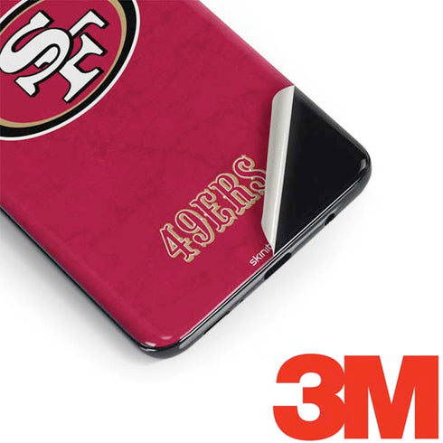 NFL San Francisco 49ers Distressed Galaxy S9 Skin