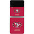 NFL San Francisco 49ers Distressed Galaxy Z Flip3 5G Skin