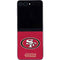 NFL San Francisco 49ers Distressed Galaxy Z Flip5 5G Skin