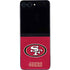 NFL San Francisco 49ers Distressed Galaxy Z Flip5 5G Skin