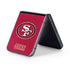 NFL San Francisco 49ers Distressed Galaxy Z Flip5 5G Skin