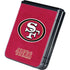 NFL San Francisco 49ers Distressed Galaxy Z Flip5 5G Skin