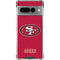 NFL San Francisco 49ers Distressed Google Pixel 7 Pro Clear Case