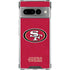 NFL San Francisco 49ers Distressed Google Pixel 7 Pro Clear Case