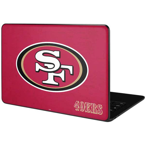 NFL San Francisco 49ers Distressed Google Pixelbook Go Skin
