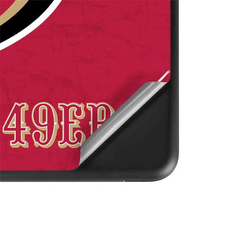 NFL San Francisco 49ers Distressed Google Pixelbook Go Skin