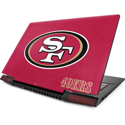 NFL San Francisco 49ers Distressed Lenovo IdeaPad Skin