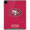 NFL San Francisco 49ers Distressed iPad Pro 12.9in (2020) Clear Case