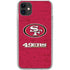 NFL San Francisco 49ers Distressed iPhone 11 Clear Case