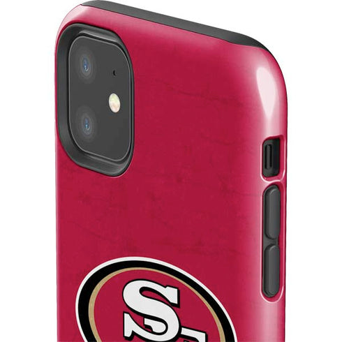 NFL San Francisco 49ers Distressed iPhone 11 Impact Case