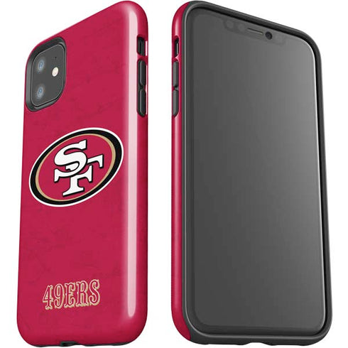 NFL San Francisco 49ers Distressed iPhone 11 Impact Case