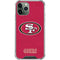 NFL San Francisco 49ers Distressed iPhone 11 Pro Max Clear Case