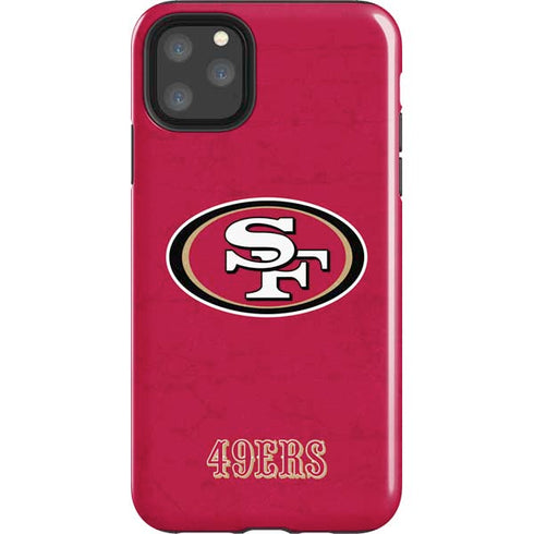 NFL San Francisco 49ers Distressed iPhone 11 Pro Max Impact Case