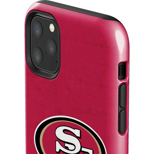 NFL San Francisco 49ers Distressed iPhone 11 Pro Max Impact Case