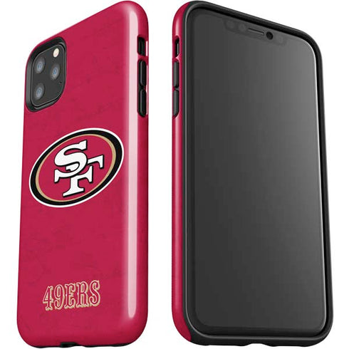 NFL San Francisco 49ers Distressed iPhone 11 Pro Max Impact Case