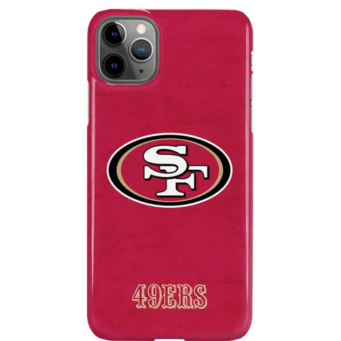 NFL San Francisco 49ers Distressed iPhone 11 Pro Max Lite Case