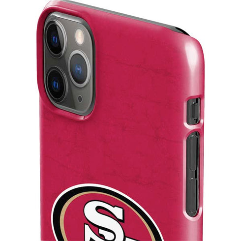 NFL San Francisco 49ers Distressed iPhone 11 Pro Max Lite Case