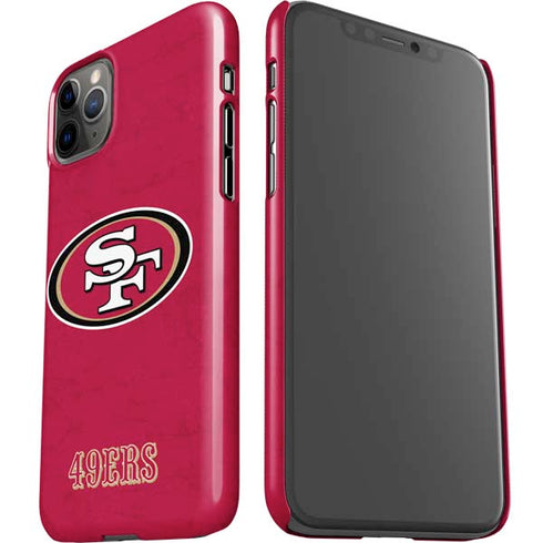 NFL San Francisco 49ers Distressed iPhone 11 Pro Max Lite Case