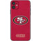 NFL San Francisco 49ers Distressed iPhone 11 Skin