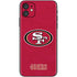 NFL San Francisco 49ers Distressed iPhone 11 Skin