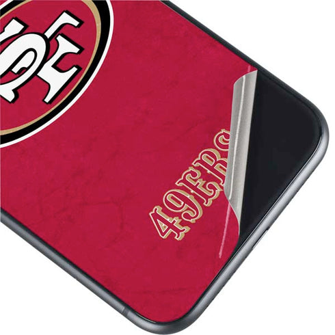 NFL San Francisco 49ers Distressed iPhone 11 Skin
