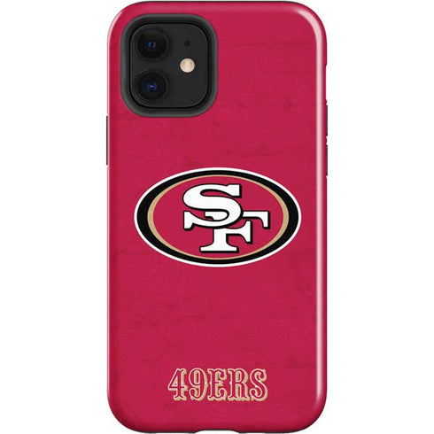 NFL San Francisco 49ers Distressed iPhone 12 Impact Case