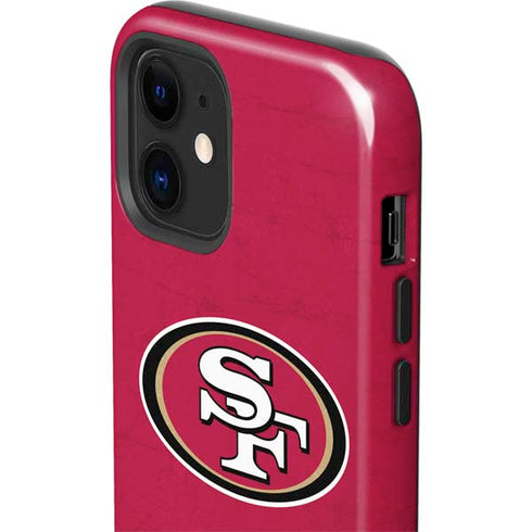 NFL San Francisco 49ers Distressed iPhone 12 Impact Case