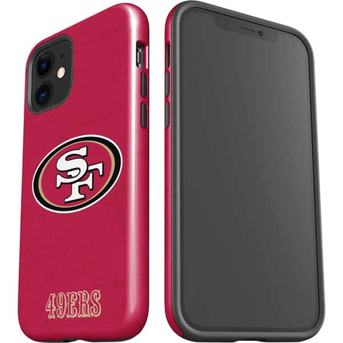 NFL San Francisco 49ers Distressed iPhone 12 Impact Case