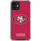 NFL San Francisco 49ers Distressed iPhone 12 Mini Clear Case