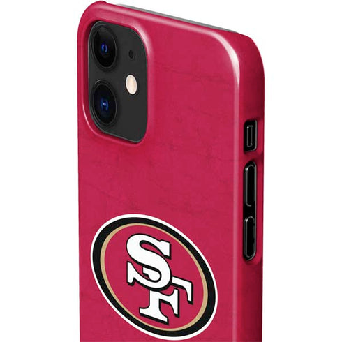 NFL San Francisco 49ers Distressed iPhone 12 Mini Lite Case