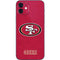 NFL San Francisco 49ers Distressed iPhone 12 Mini Skin
