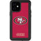 NFL San Francisco 49ers Distressed iPhone 12 Mini Waterproof Case