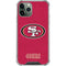 NFL San Francisco 49ers Distressed iPhone 12 Pro Clear Case