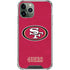 NFL San Francisco 49ers Distressed iPhone 12 Pro Clear Case
