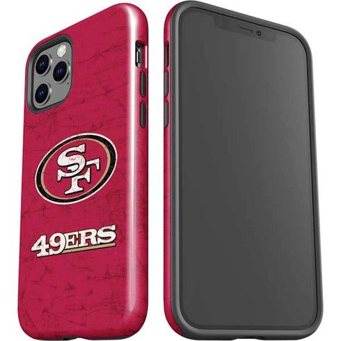 NFL San Francisco 49ers Distressed iPhone 12 Pro Impact Case