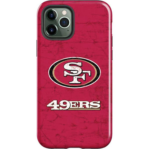 NFL San Francisco 49ers Distressed iPhone 12 Pro Max Impact Case