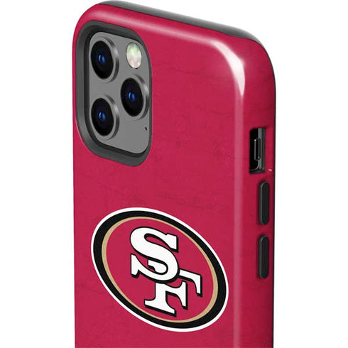 NFL San Francisco 49ers Distressed iPhone 12 Pro Max Impact Case