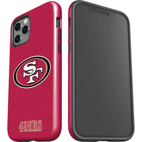 NFL San Francisco 49ers Distressed iPhone 12 Pro Max Impact Case
