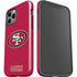 NFL San Francisco 49ers Distressed iPhone 12 Pro Max Impact Case