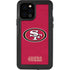 NFL San Francisco 49ers Distressed iPhone 12 Pro Waterproof Case