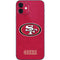 NFL San Francisco 49ers Distressed iPhone 12 Skin