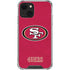 NFL San Francisco 49ers Distressed iPhone 13 Clear Case