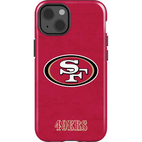 NFL San Francisco 49ers Distressed iPhone 13 Impact Case
