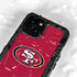 NFL San Francisco 49ers Distressed iPhone 13 Mini Waterproof Case