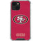 NFL San Francisco 49ers Distressed iPhone 14 Plus Clear Case