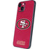 NFL San Francisco 49ers Distressed iPhone 14 Plus Skin
