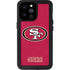 NFL San Francisco 49ers Distressed iPhone 14 Pro Max Waterproof Case