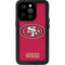 NFL San Francisco 49ers Distressed iPhone 14 Pro Waterproof Case